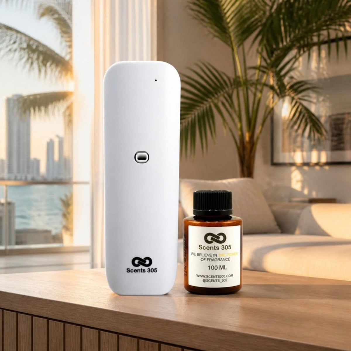 Combo # 1 New ZEN Diffuser + Your Choice of 100 ML Fragrance