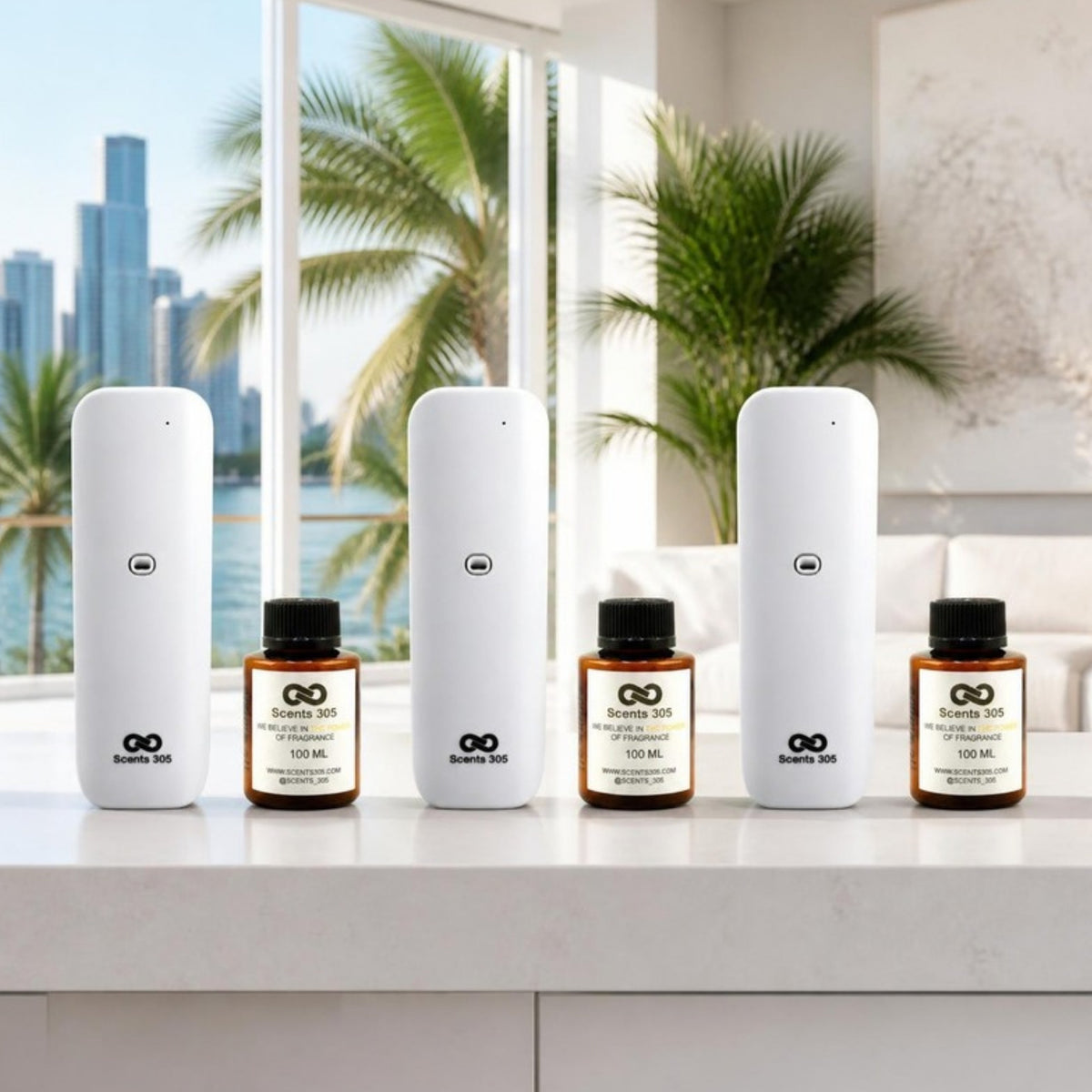 Combo # 5 3 New ZEN Diffusers + 3 Fragrances of Your Choice (100 ML)