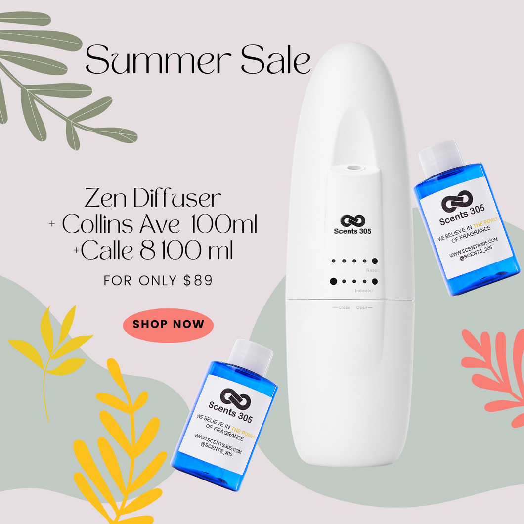 Combo # 2 -Zen Diffuser Coral Gables and Miami Christmas